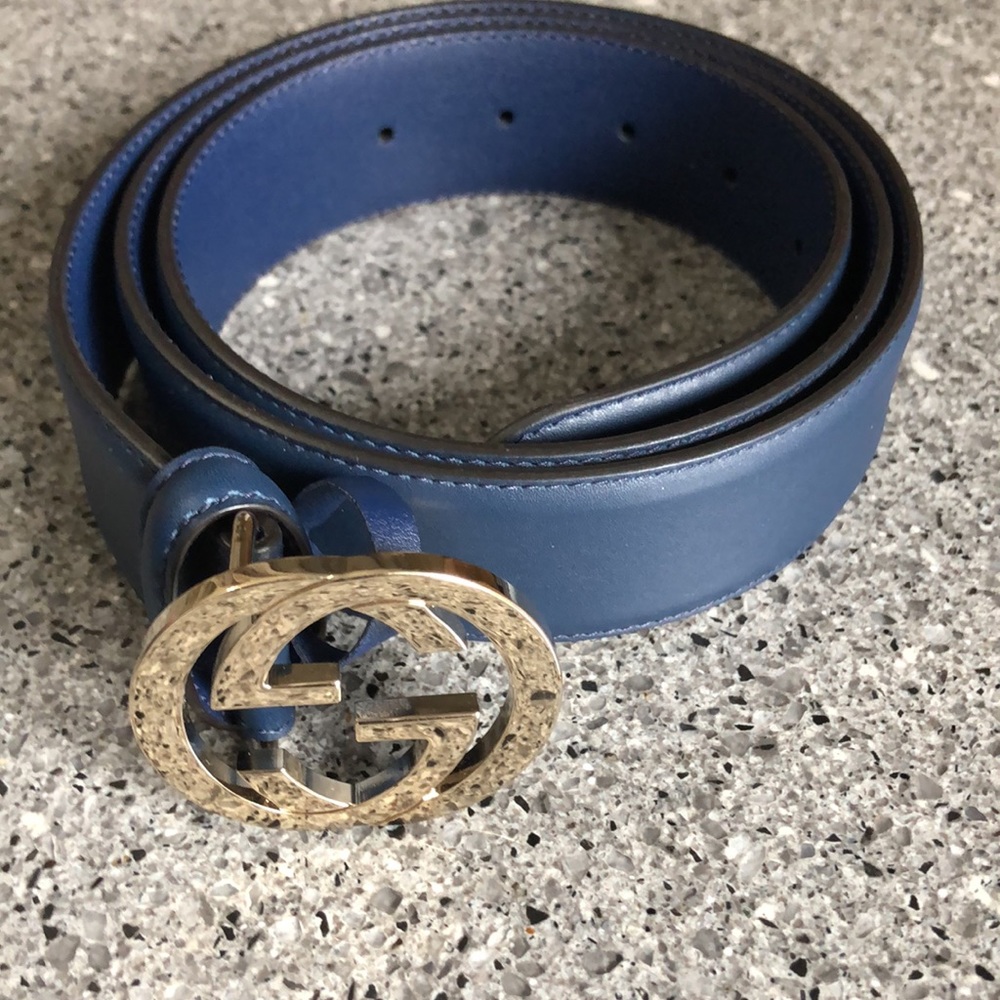 💙 Authentic Gucci leather belt